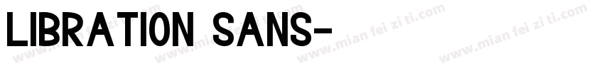 libration sans字体转换